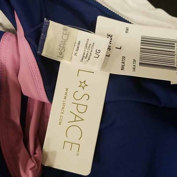 💕L*SPACE💕 Ribbed Sporty Bikini (Lala Top + Vacay Classic Bottom) Large L NWT - Picture 12 of 14